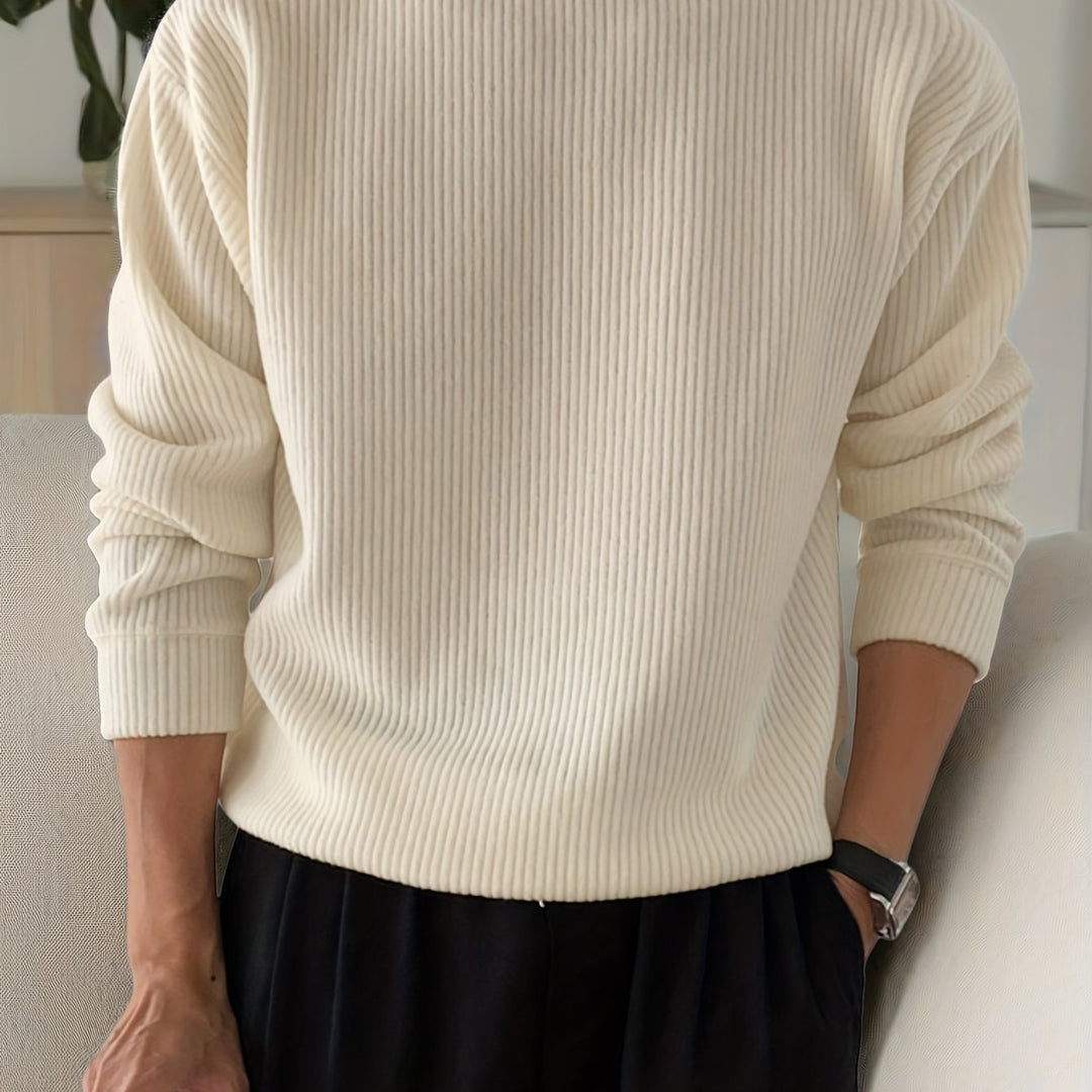 Rupert | Ribbed Crew Neck Sweater