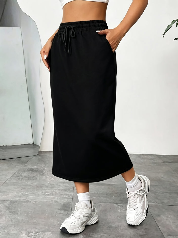 Roberta | Relaxed Drawstring Skirt