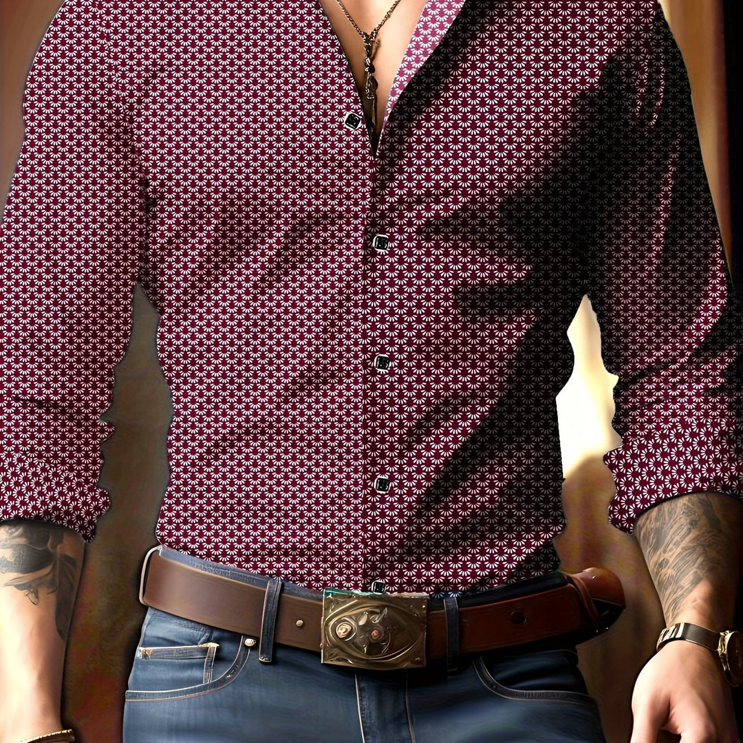 Preston | Men's Wrinkle-Resistant Long Sleeve Dress Shirt