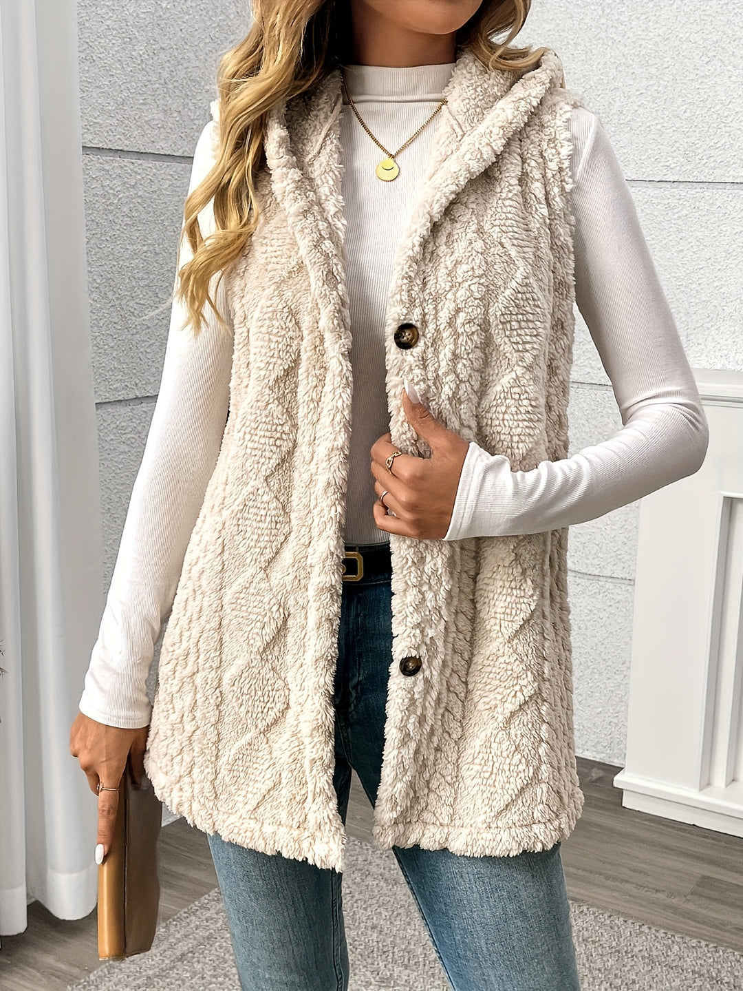 Hazel | Cozy Hooded Vest