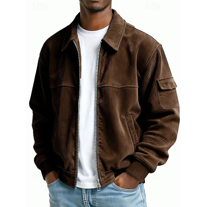 Spencer | Textured Zip Jacket