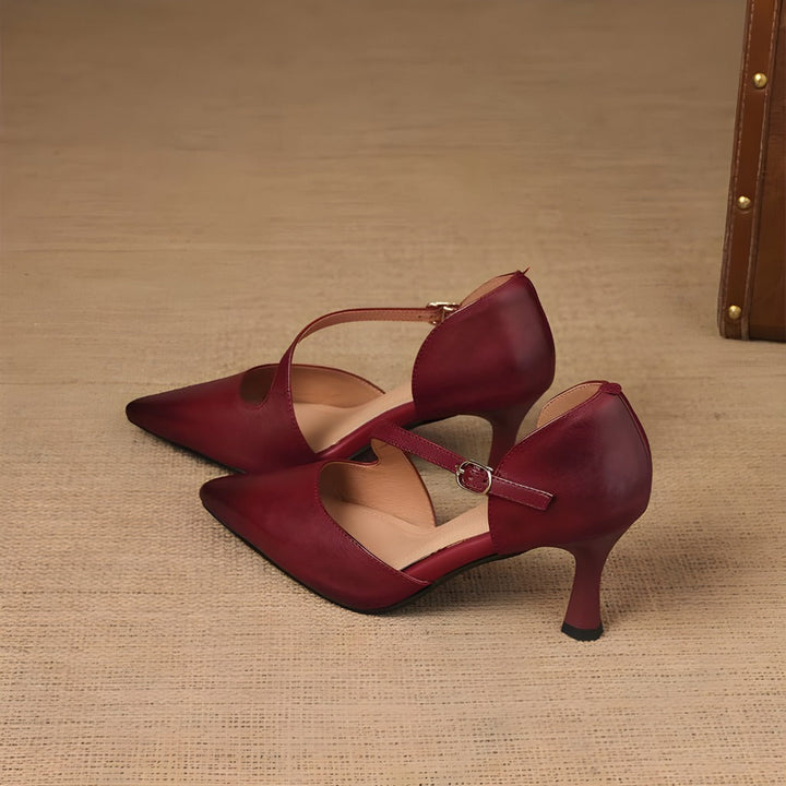 Bellamy | Elegant Crossover Strap Heels