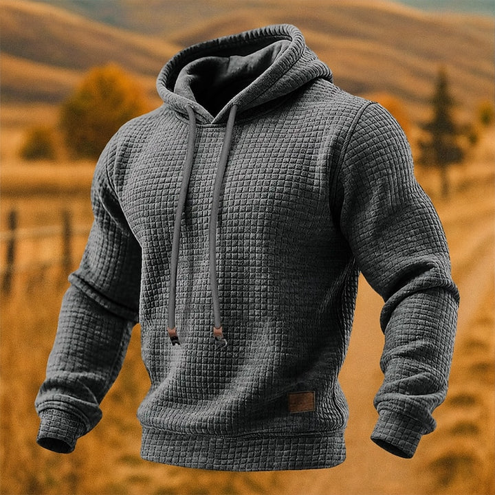 Nolan | Textured Pullover Hoodie