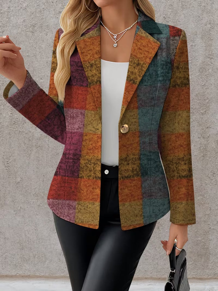 Leontine | Autumn Checked Blazer