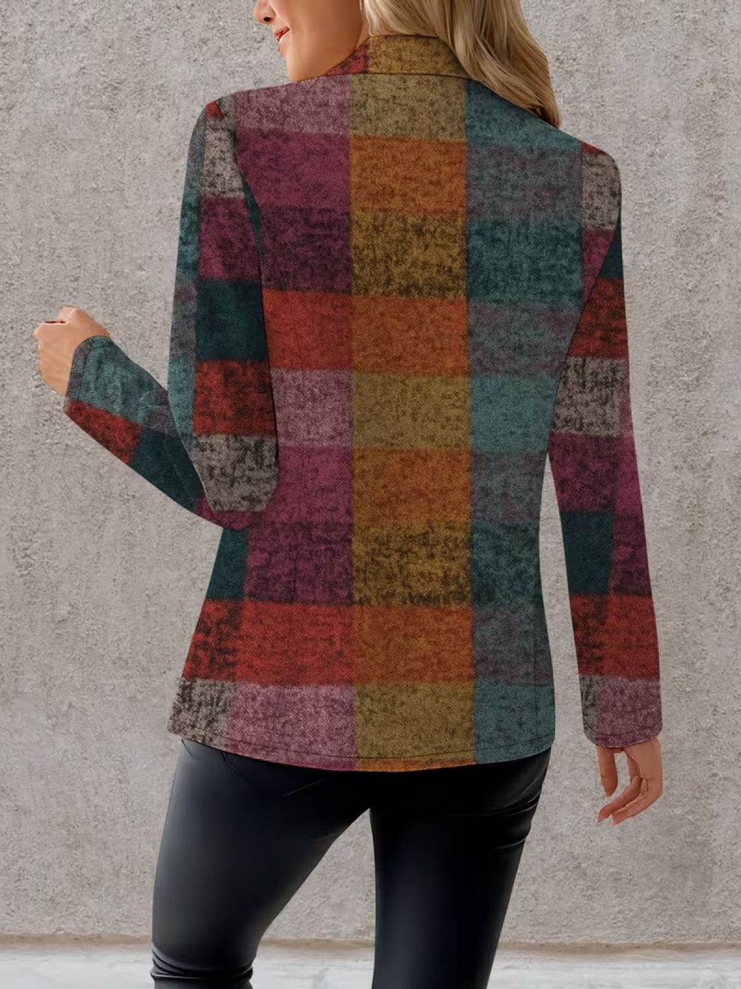 Leontine | Autumn Checked Blazer