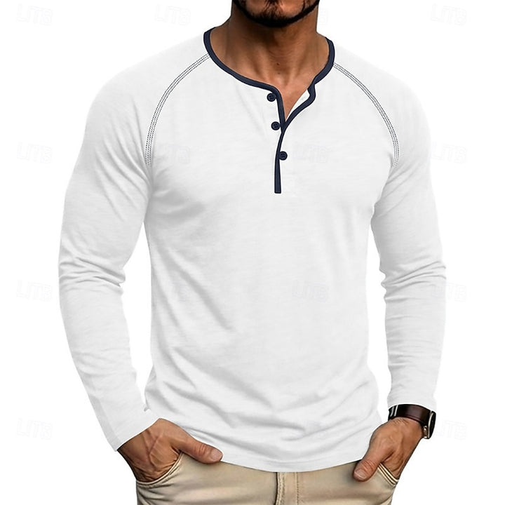 Weston | Classic Long-Sleeve Henley Shirt