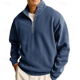 Callahan | Quarter-Zip Standing Collar Sweatshirt