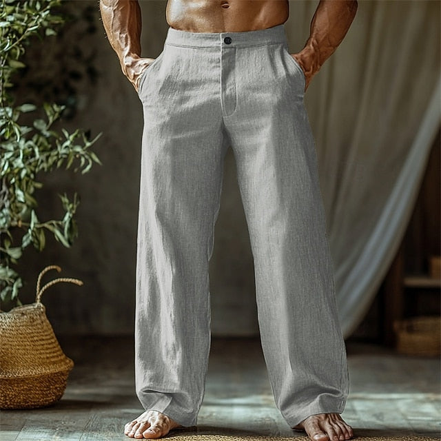 Bryan | Men's Relaxed Linen Trousers