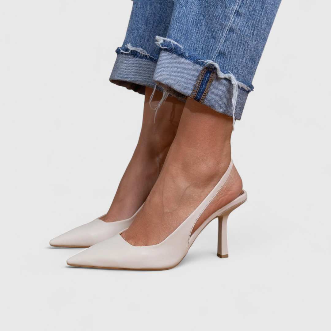 Isabeau | Pointed Slingback Heels