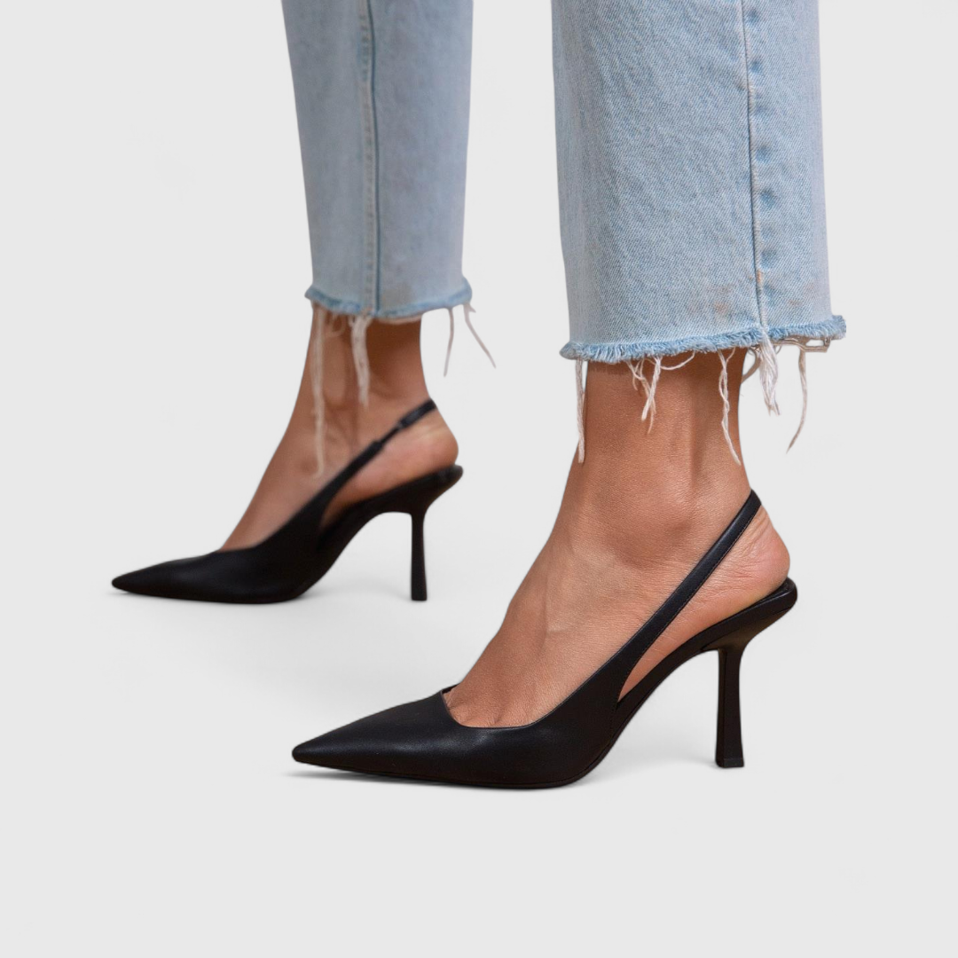Isabeau | Pointed Slingback Heels