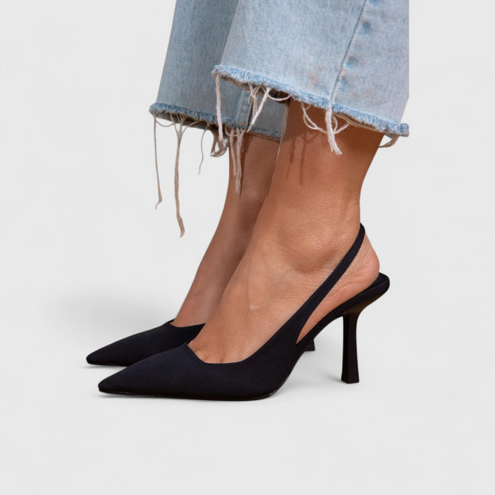 Isabeau | Pointed Slingback Heels