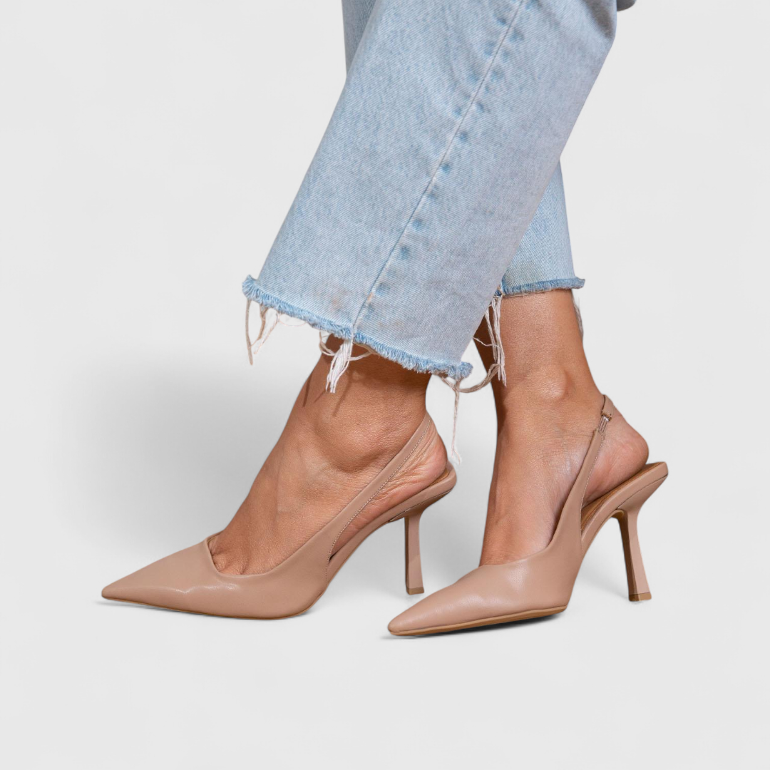 Isabeau | Pointed Slingback Heels
