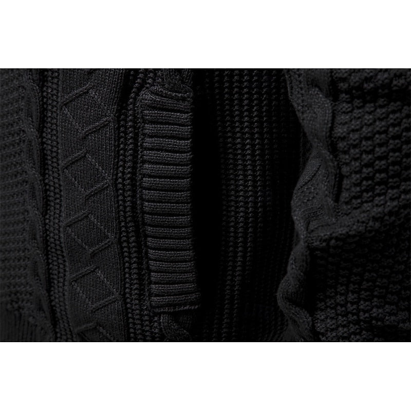 Spencer | Textured Zip-Up Cardigan