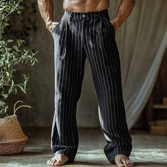 Bryan | Men's Relaxed Linen Trousers