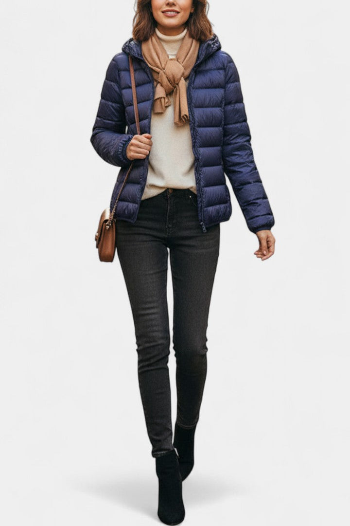 Amara | Lightweight Quilted Hooded Jacket