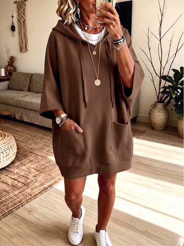 Suzanne | Relaxed Hooded Dress