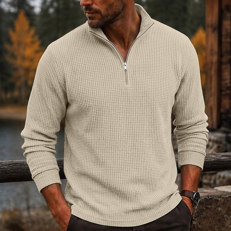 Sullivan | Textured Quarter-Zip Pullover