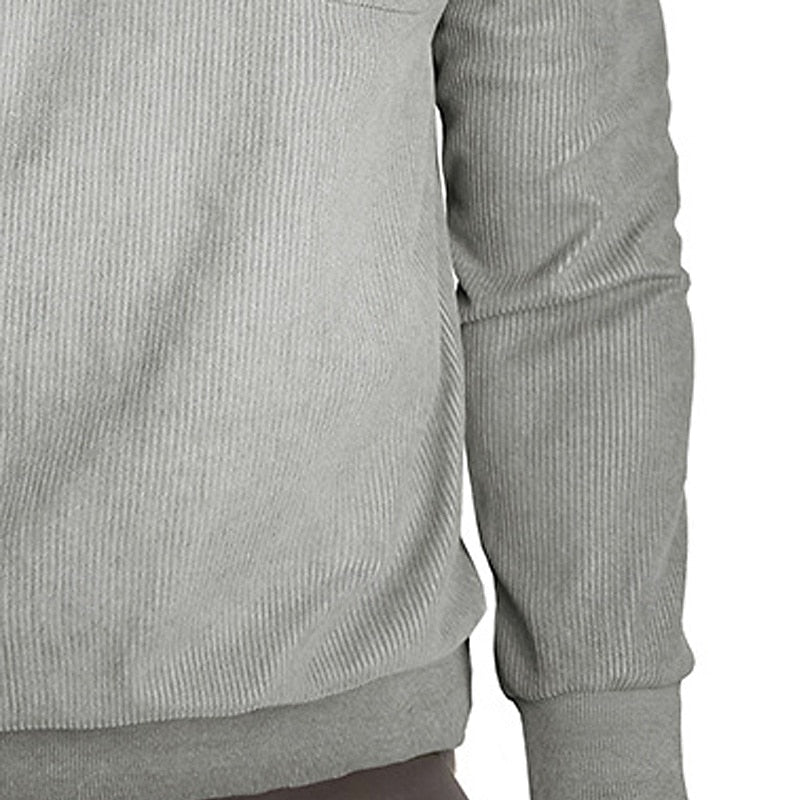 Barrett | Button-Up Standing Collar Pullover