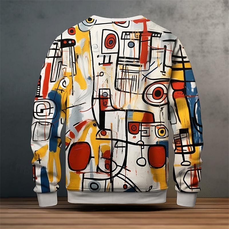 Julian | Artful Crew Neck Sweatshirt