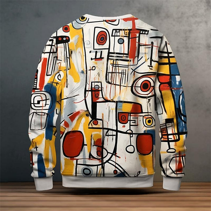 Julian | Artful Crew Neck Sweatshirt