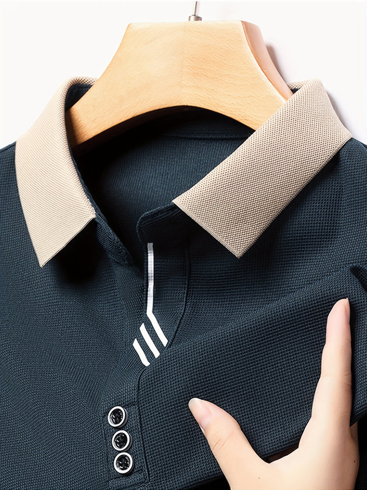 Alden | Refined Long-Sleeve Polo Shirt