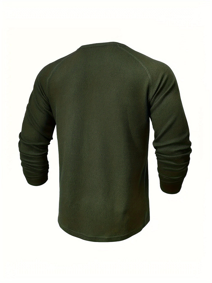 Rowan | Classic Waffle-Knit Henley