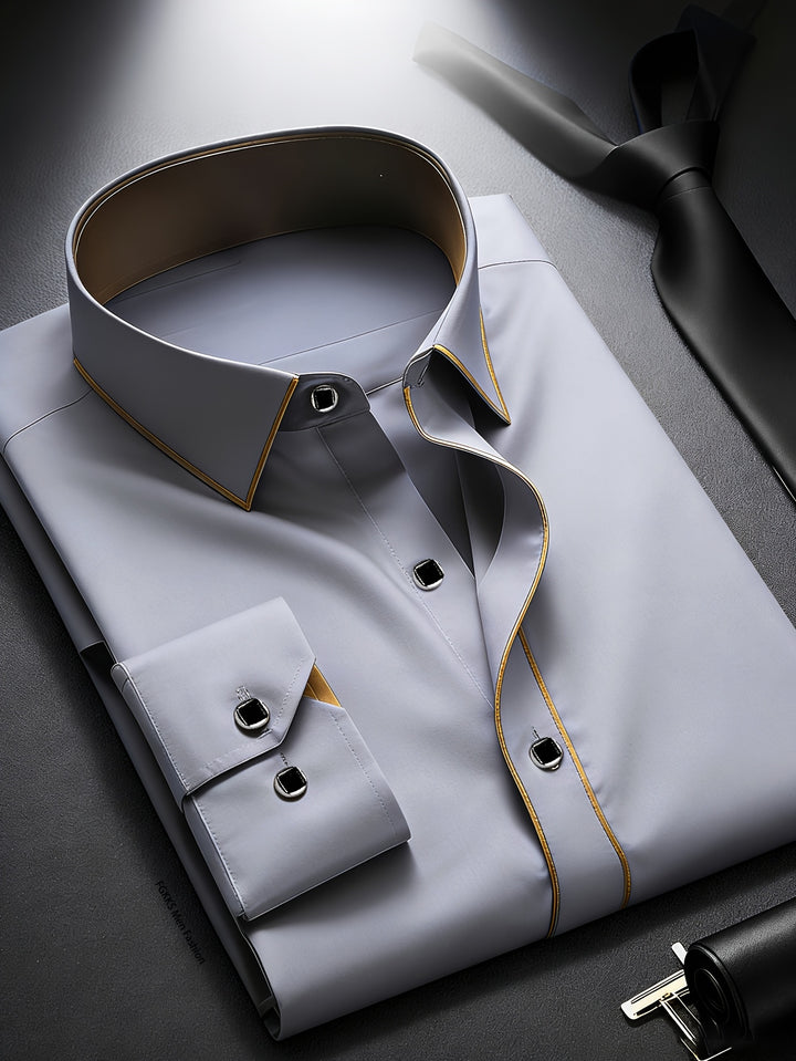 Vance | Men's Slim Fit Long Sleeve Dress Shirt