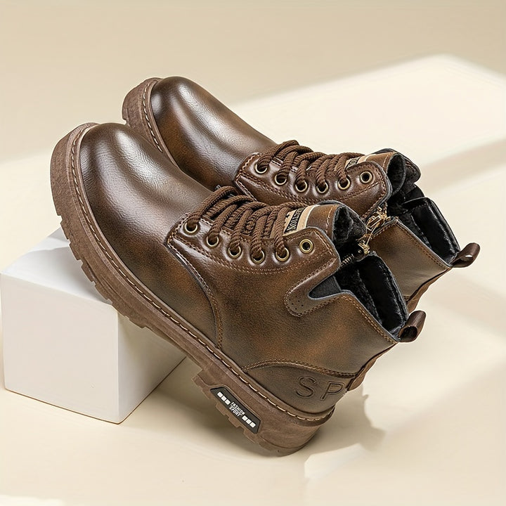 Bennet | Rugged Fleece-Lined High-Top Boots
