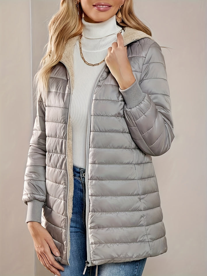 Isadora | Cozy Lined Longline Coat