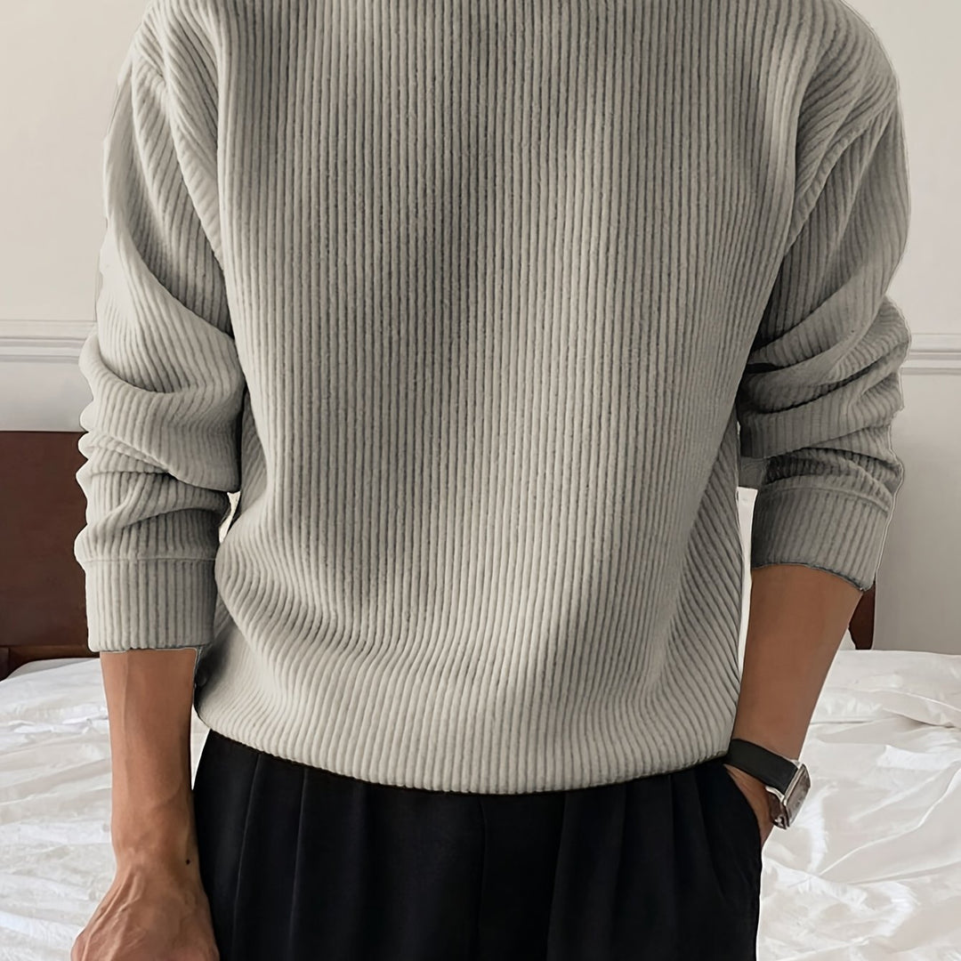 Rupert | Ribbed Crew Neck Sweater