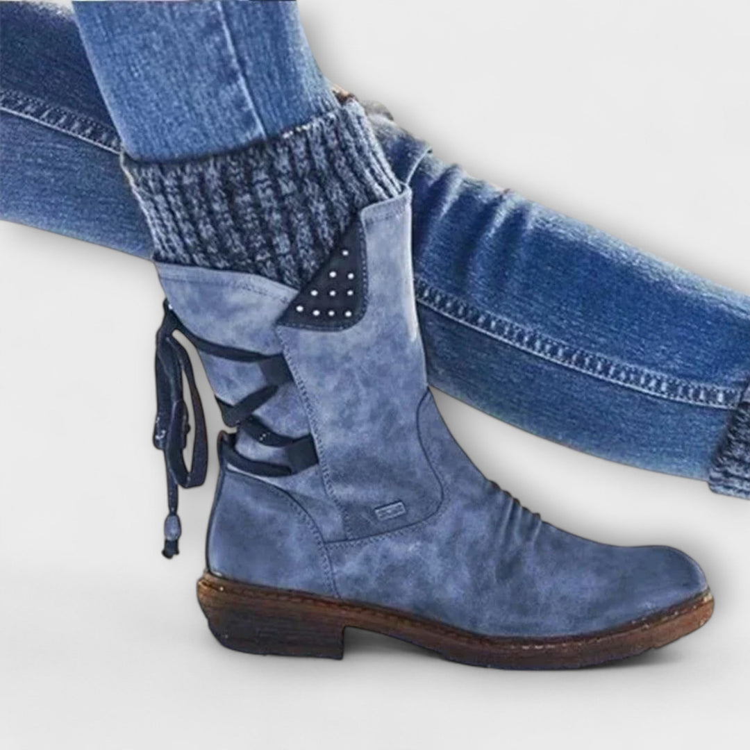 Tilda | Knit-Cuff Comfort Boots