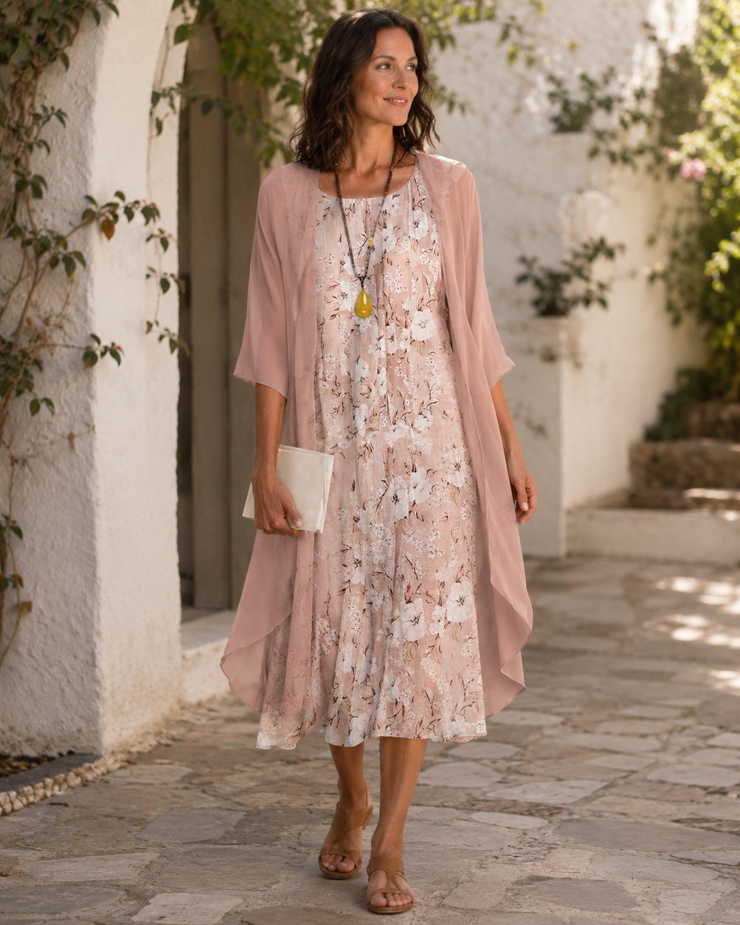Hadley | Floral Duster Two-Piece Set