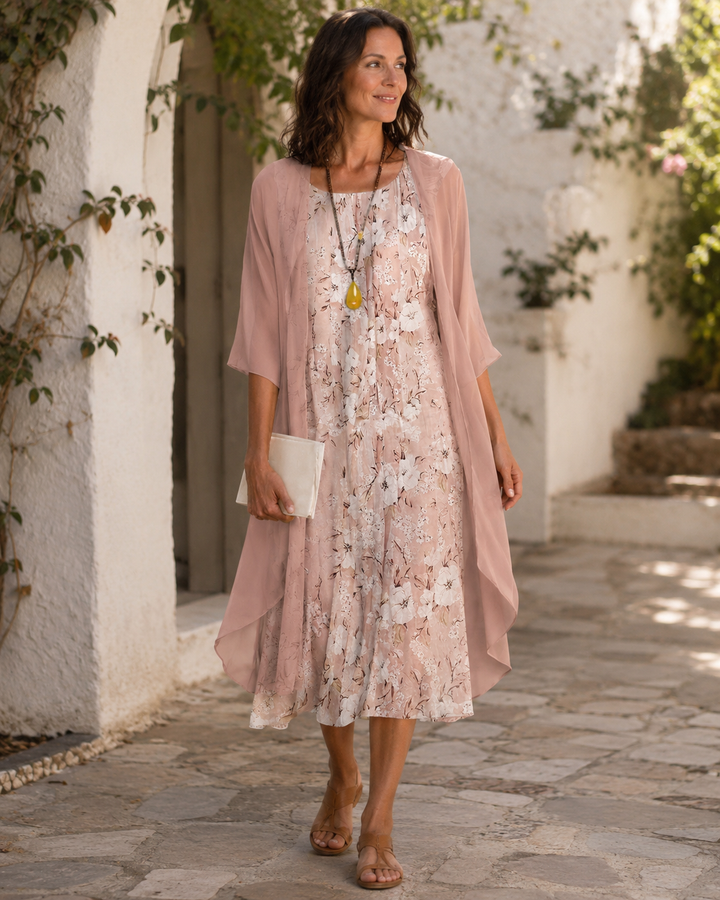 Hadley | Floral Duster Two-Piece Set