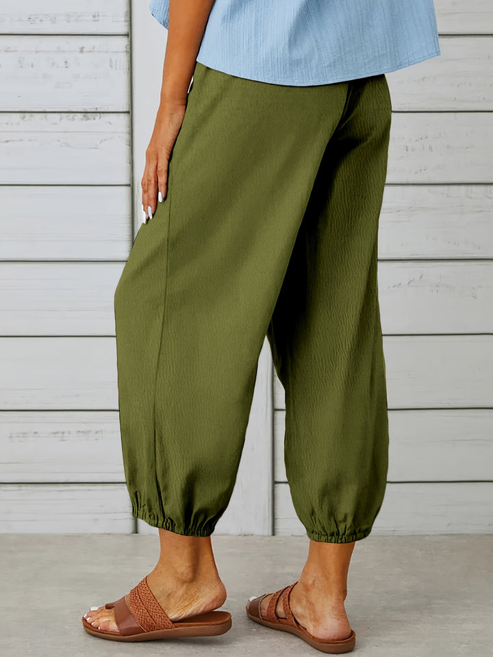 Lorraine | Relaxed Cropped Wide-Leg Pants