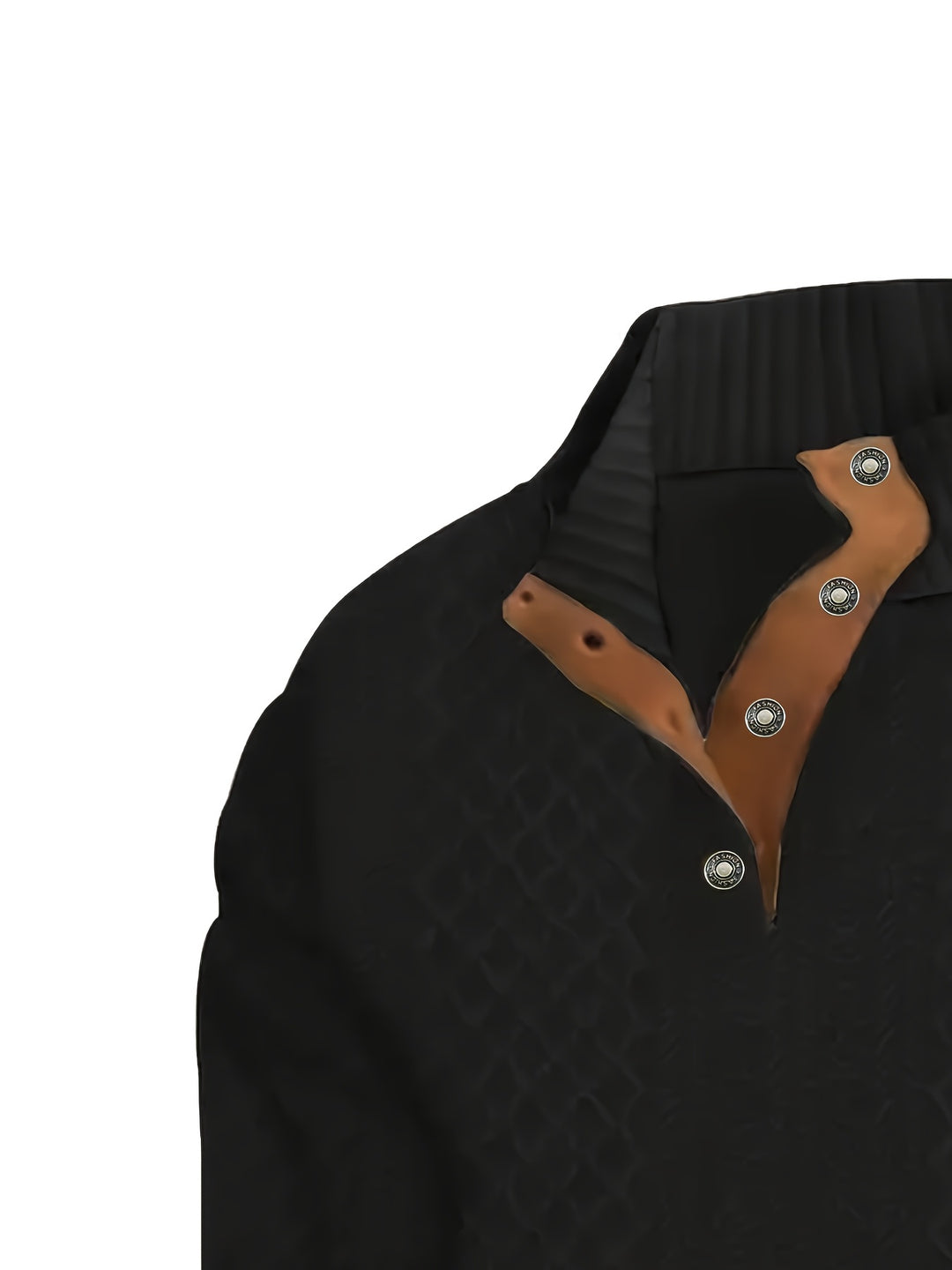 Hudson | Cable-Knit Button Henley Sweater