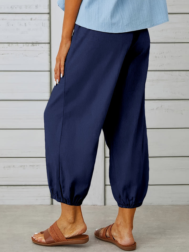 Lorraine | Relaxed Cropped Wide-Leg Pants