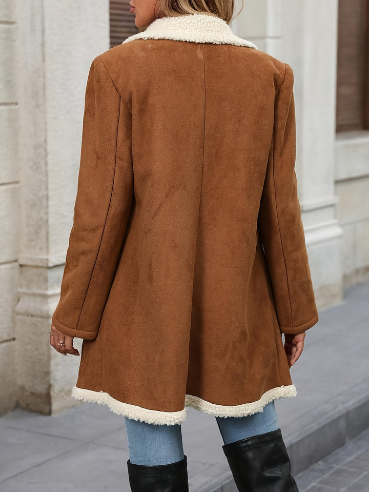 Eloise | Cozy Double-Breasted Long Coat
