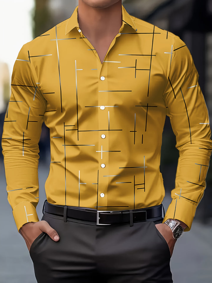 Franklin | Men's Geometric Print Long Sleeve Shirt