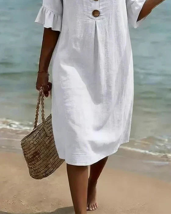 Astrid | Relaxed Button-Front Dress