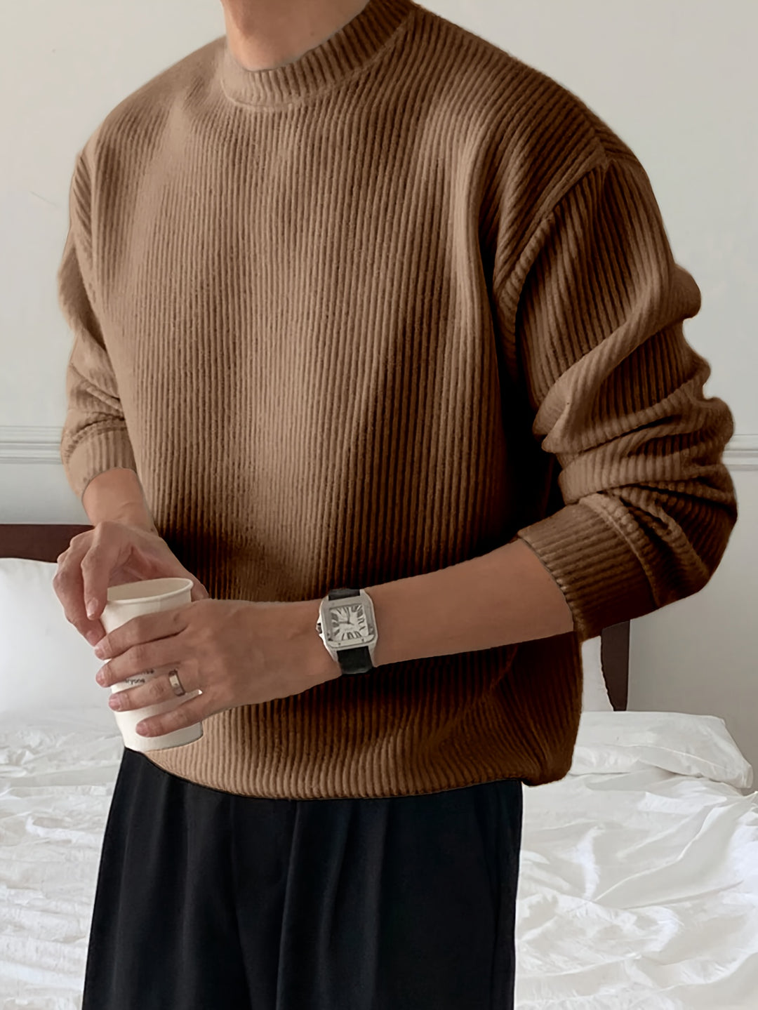 Rupert | Ribbed Crew Neck Sweater