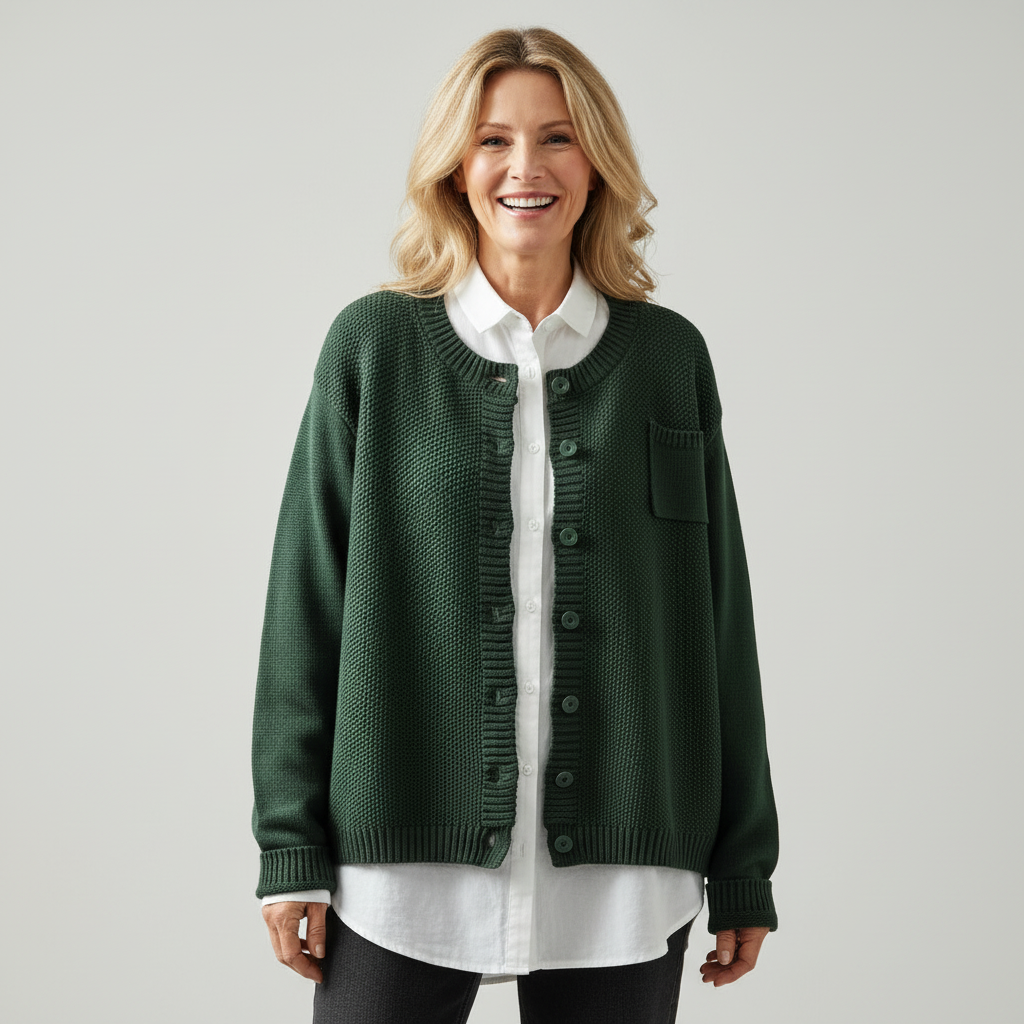 Isolde | Relaxed Button-Front Cardigan