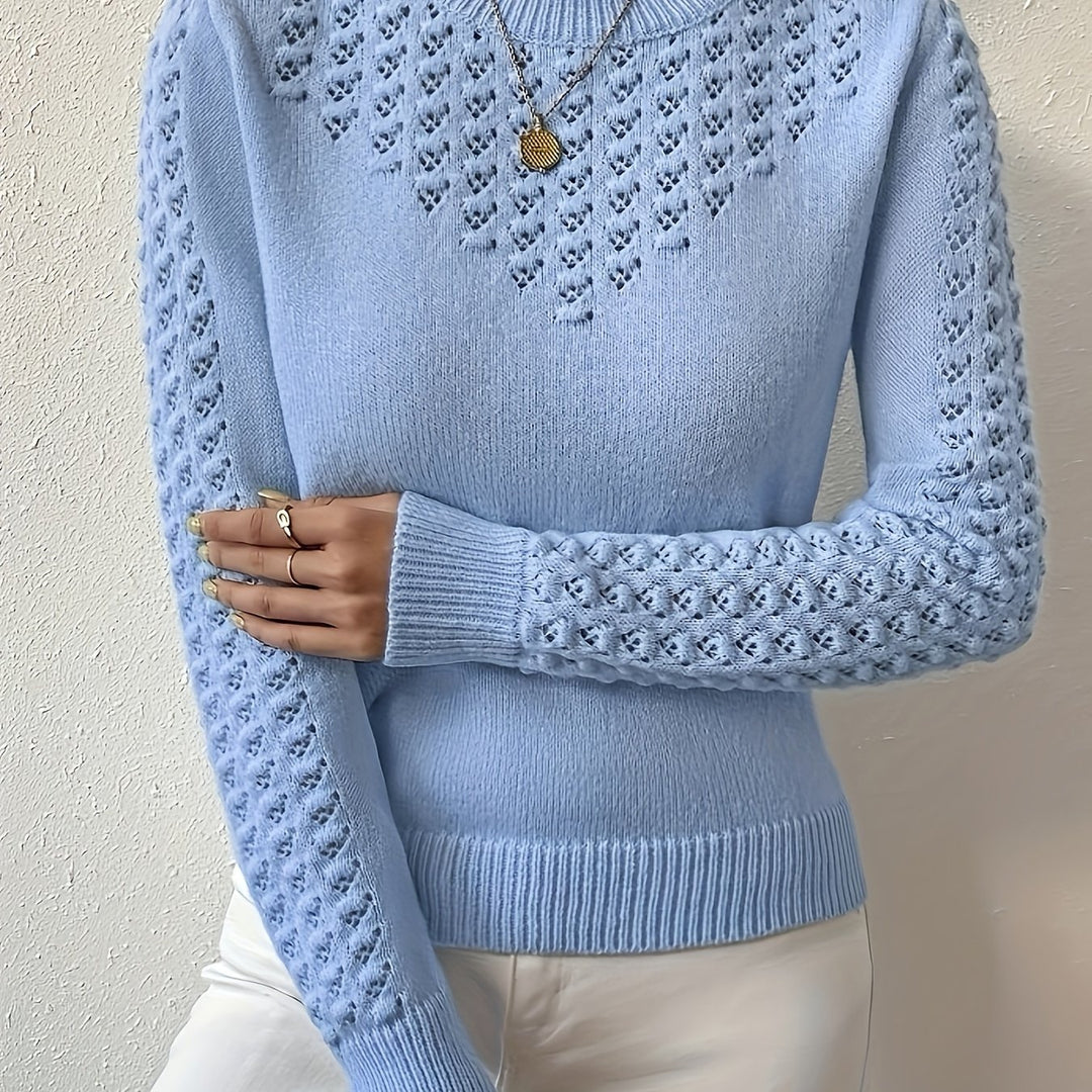 Marceline | Openwork Knit Sweater