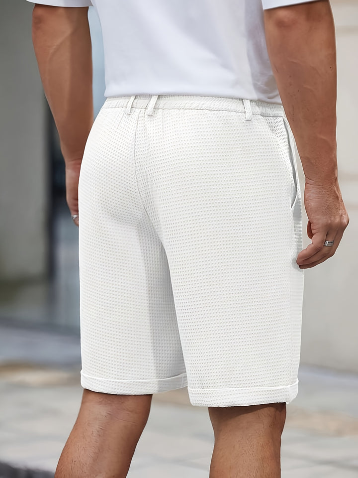 Camden | Textured Tailored Shorts