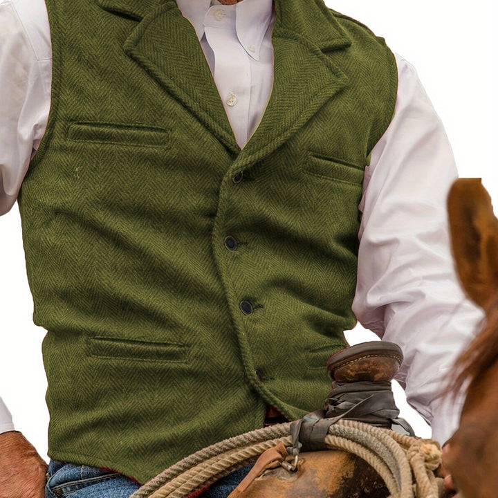 Barnaby | Heritage Herringbone Vest