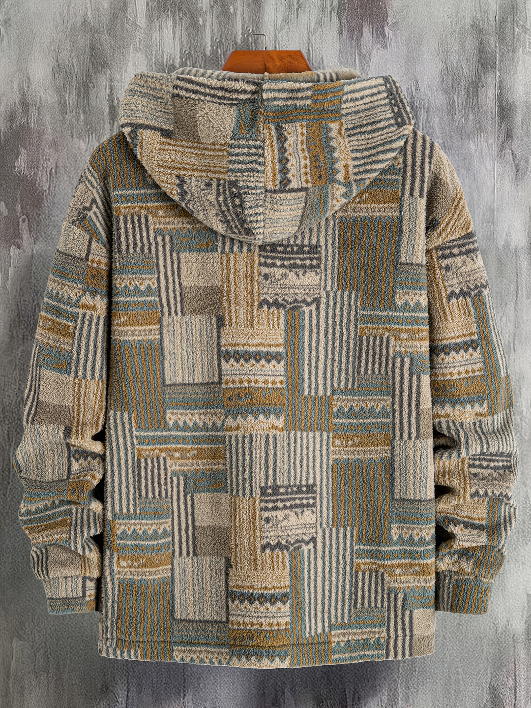 Desmond | Patterned Quarter-Zip Pullover