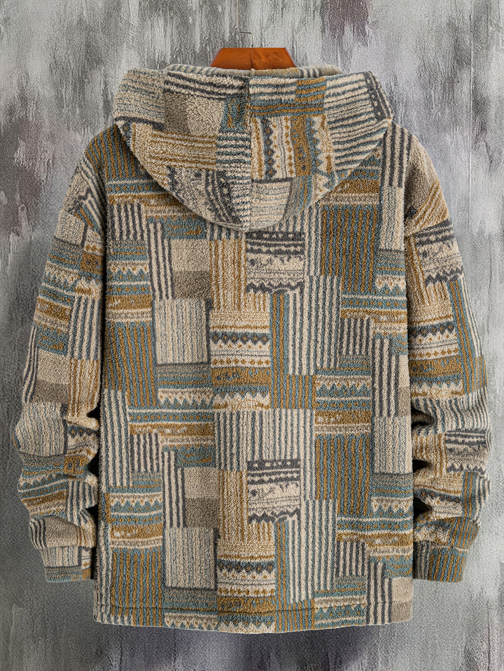Desmond | Patterned Quarter-Zip Pullover