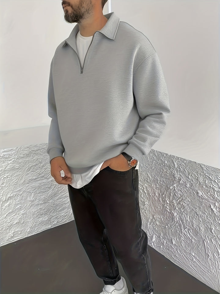 Chester | Relaxed Half-Zip Sweatshirt