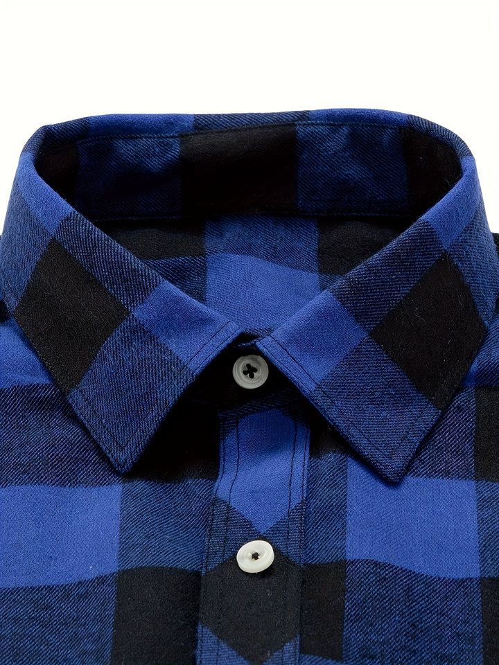 Emory | Rugged Check Button-Up Shirt