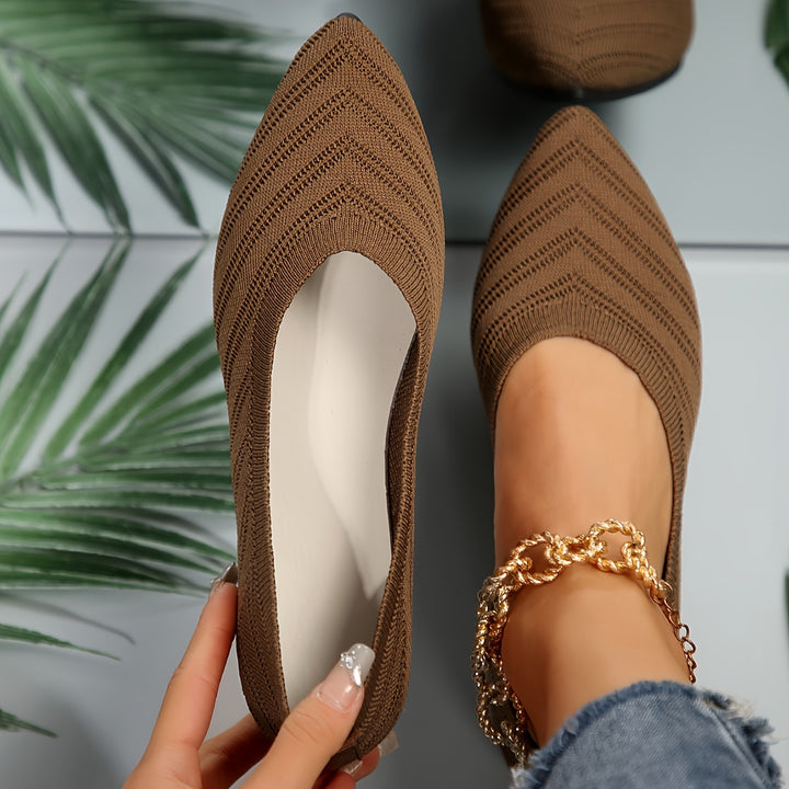 Diane | Pointed-Toe Ballet Flats