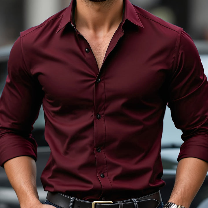Griffin | Men's Solid Color Short Sleeve Shirt